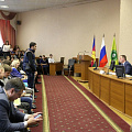 The meeting of the rector and foreign students