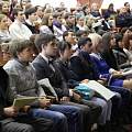 The meeting of the rector and foreign students