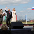 Студенты КубГАУ на открытии скакового сезона 2013